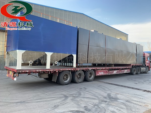 發(fā)往青島城陽地埋式生活污水處理設(shè)備，斜管沉淀器